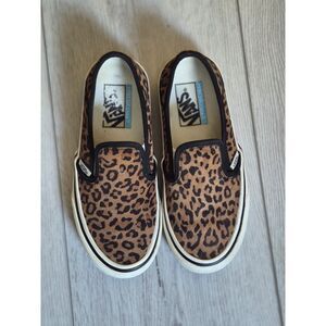 Vans UltraCush Mini Leopard Print Slip-On SF Shoes Women's Size 5.5